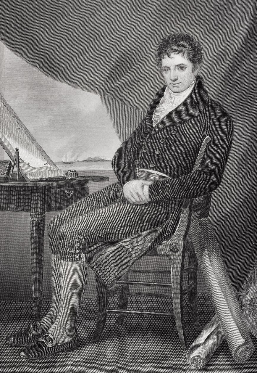 صورة روبرت فولتون (1765-1815) بواسطة ألونزو تشابل
