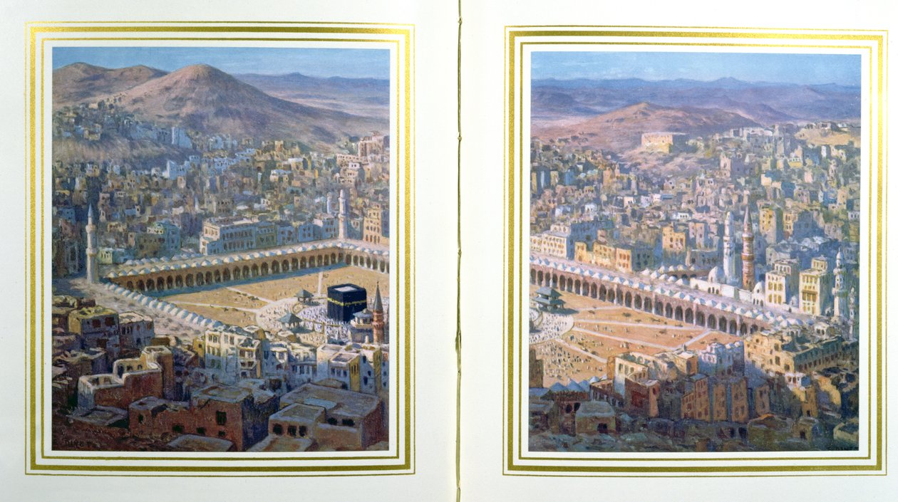 منظر لمكة 1918 م بواسطة ألفونس إتيان دينيه