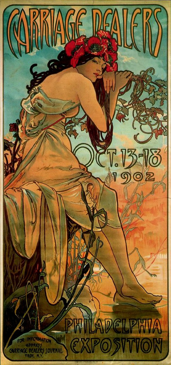 تجار النقل ، 1902 بواسطة ألفونس موشا