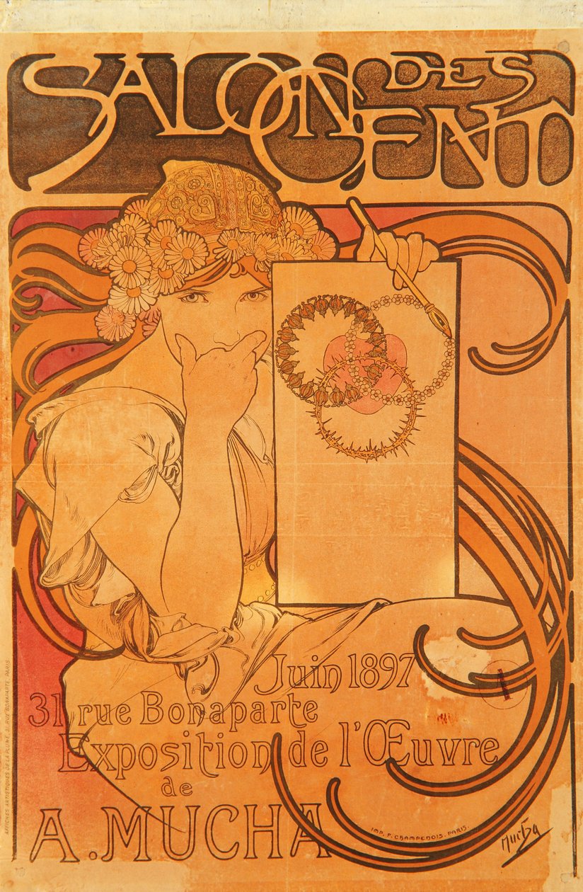 صالون السنت 1897 بواسطة ألفونس موشا