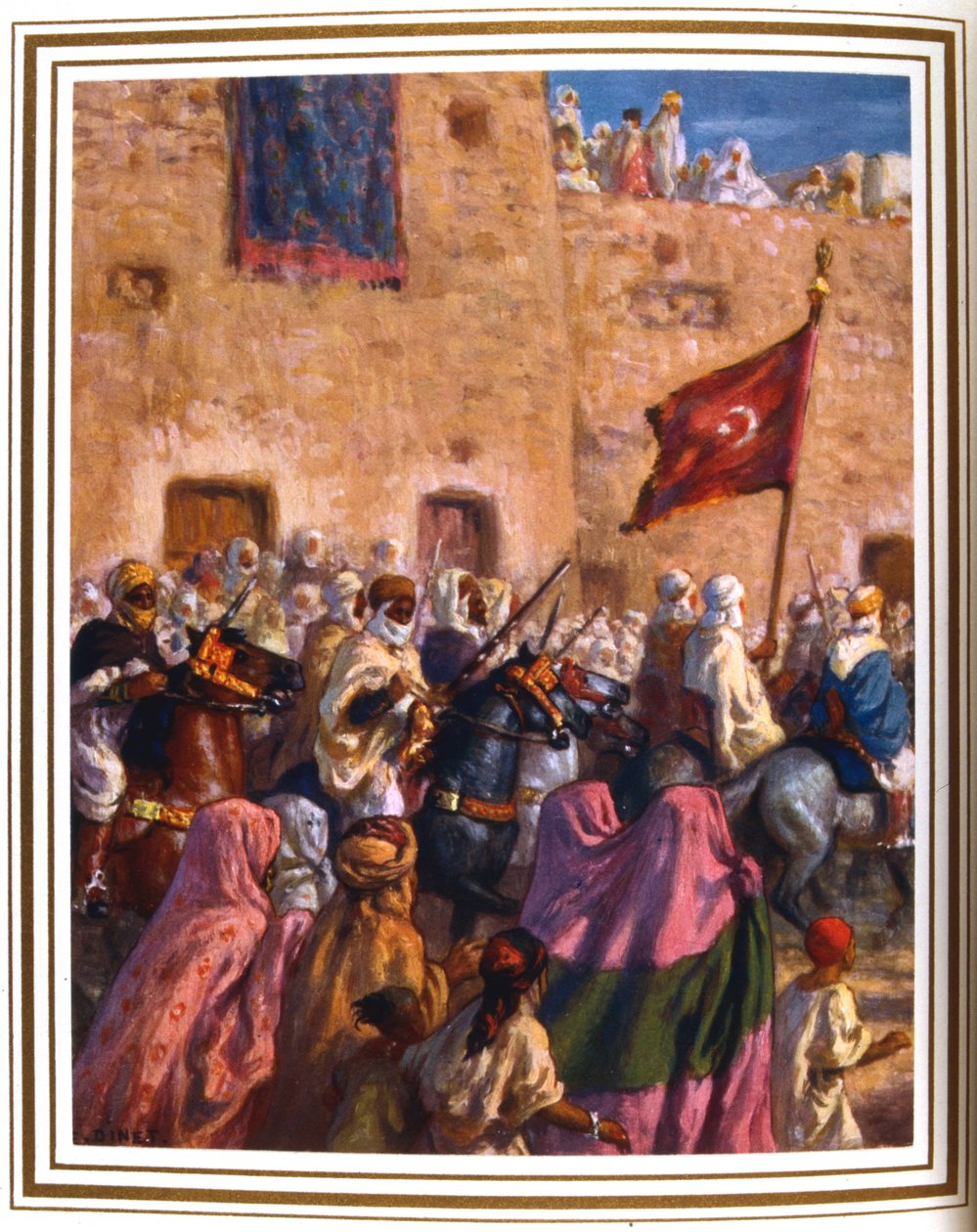 الرحيل إلى الجهاد أو الحرب المقدسة 1918 بواسطة ألفونس إتيان دينيه