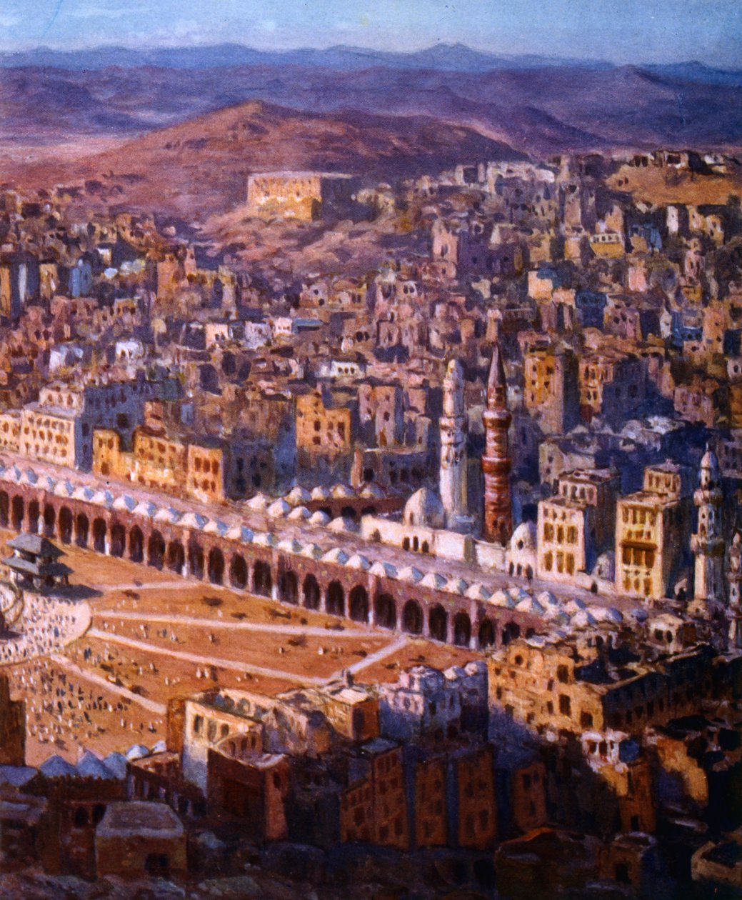منظر لمكة 1918 م بواسطة ألفونس إتيان دينيه