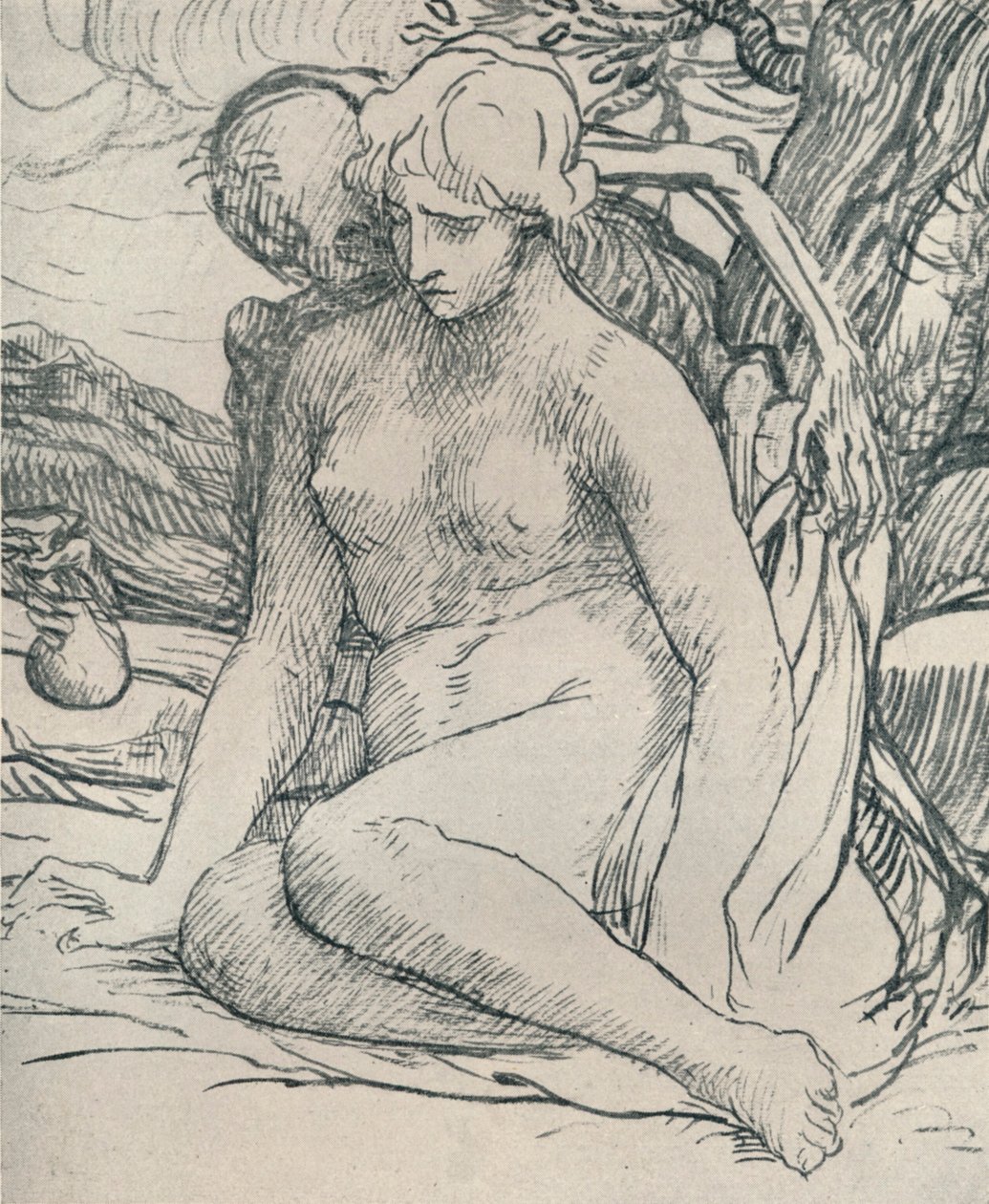 الموت Wooer ، c1895 ، 1923 بواسطة ألفونس ليجروس