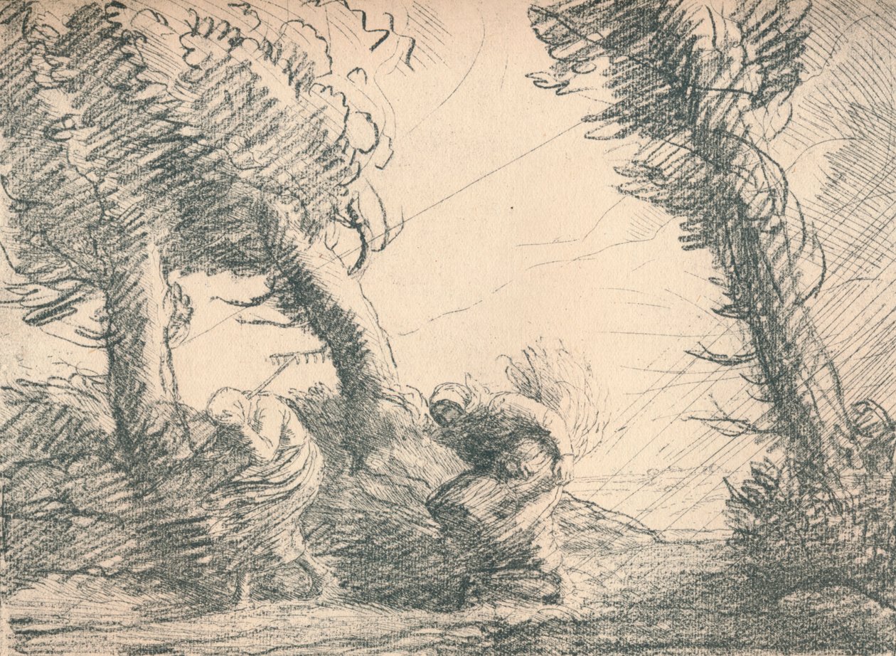 حصاد فوجئ بالعاصفة ، c1900 ، 1923 بواسطة ألفونس ليجروس