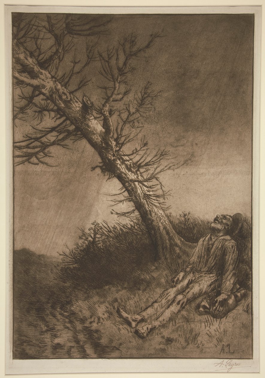 La mort du vagabond (Death of the Vagabond) بواسطة ألفونس ليجروس
