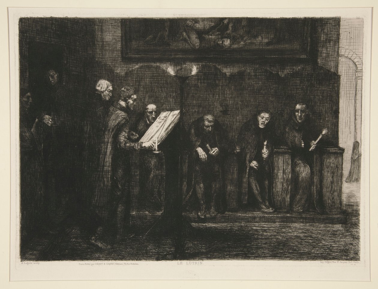 Les chantres espagnols ، أو Le lutrin (The Spanish Cantors ، أو The Lectern) بواسطة ألفونس ليجروس