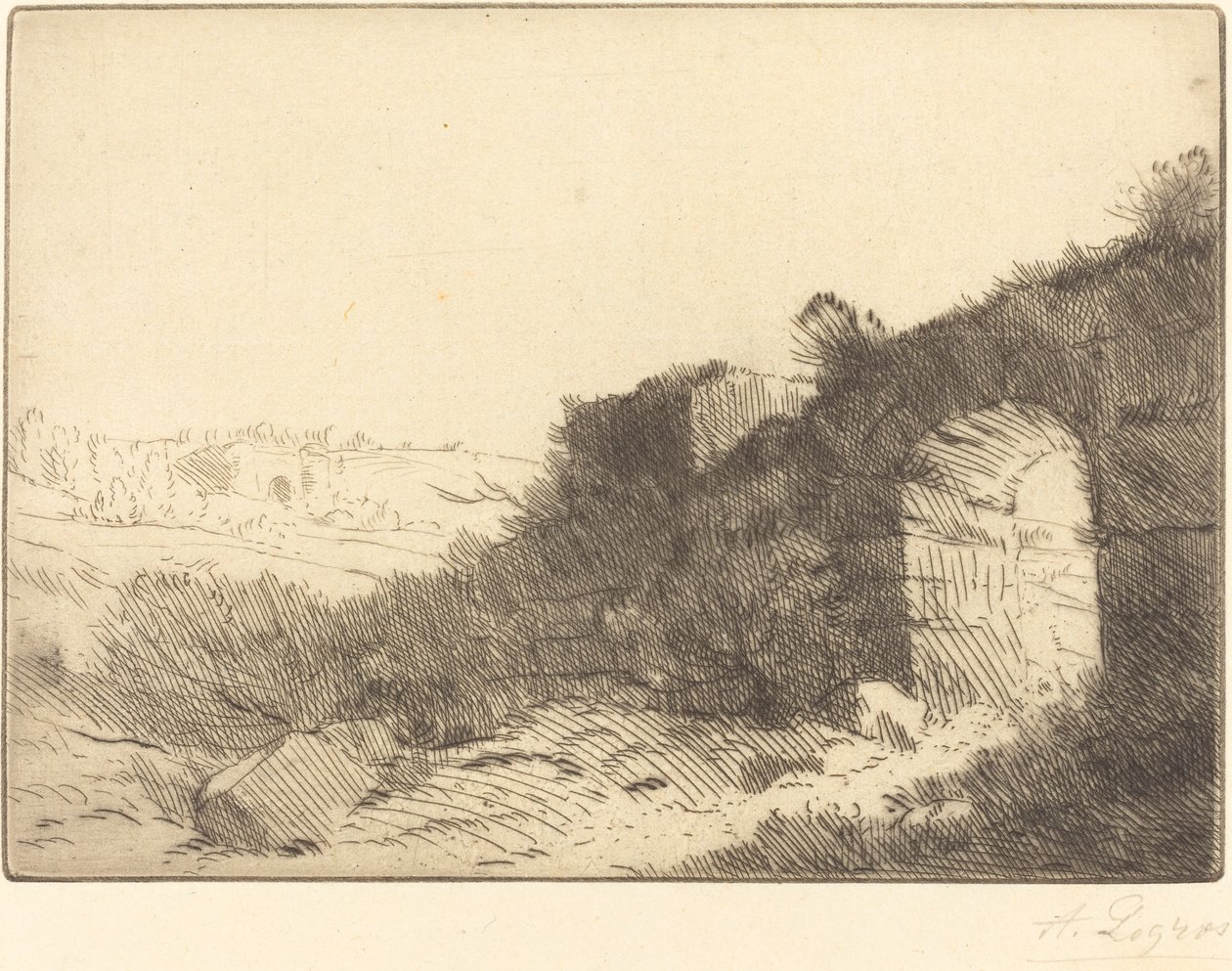 الخراب الروماني (Ruine romaine) بواسطة ألفونس ليجروس