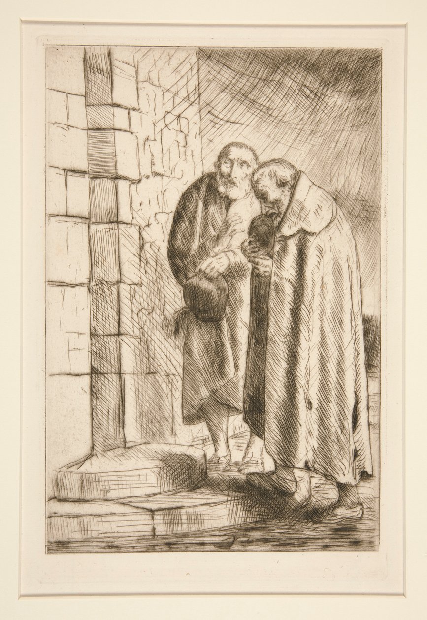 القديس بطرس وسانت بول أ لابورت دي إم ريتشارد ، من Histoire du Bonhomme Misere (القديس بطرس وسانت بول في السيد ريتشارد بواسطة ألفونس ليجروس