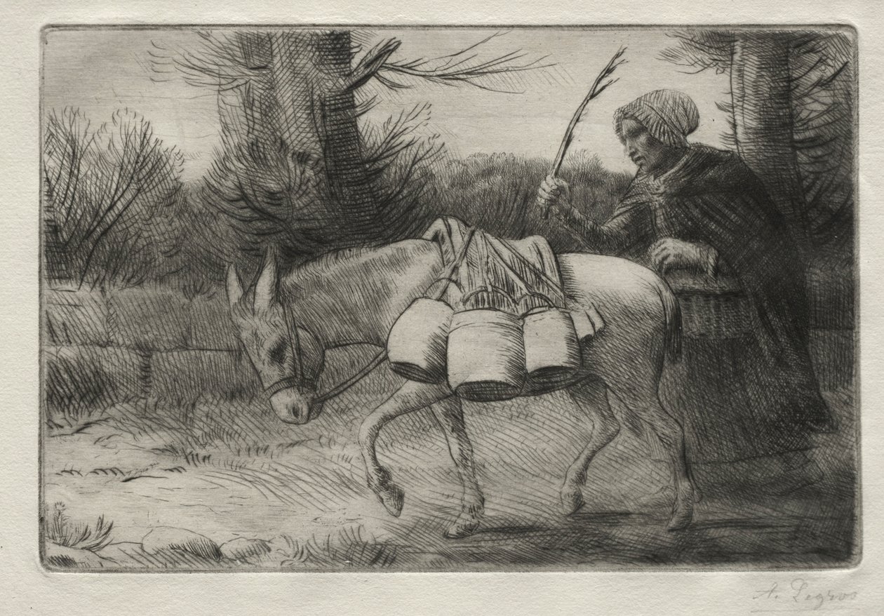 Dairymaid of Boulogne اللوحة الثالثة. بواسطة ألفونس ليجروس