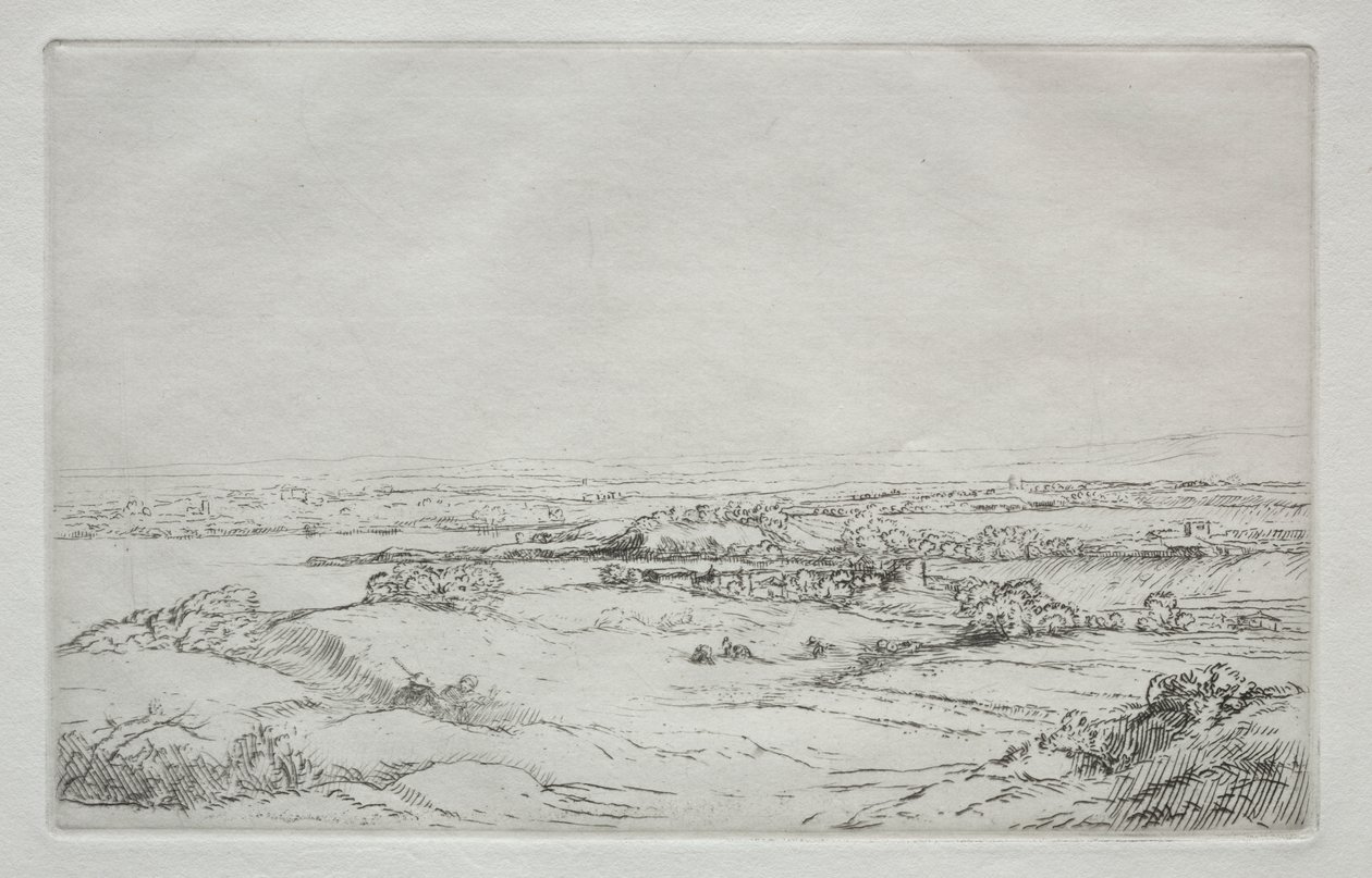 المرج بالقرب من البحيرة (La Plaine Près Du Lac) بواسطة ألفونس ليجروس