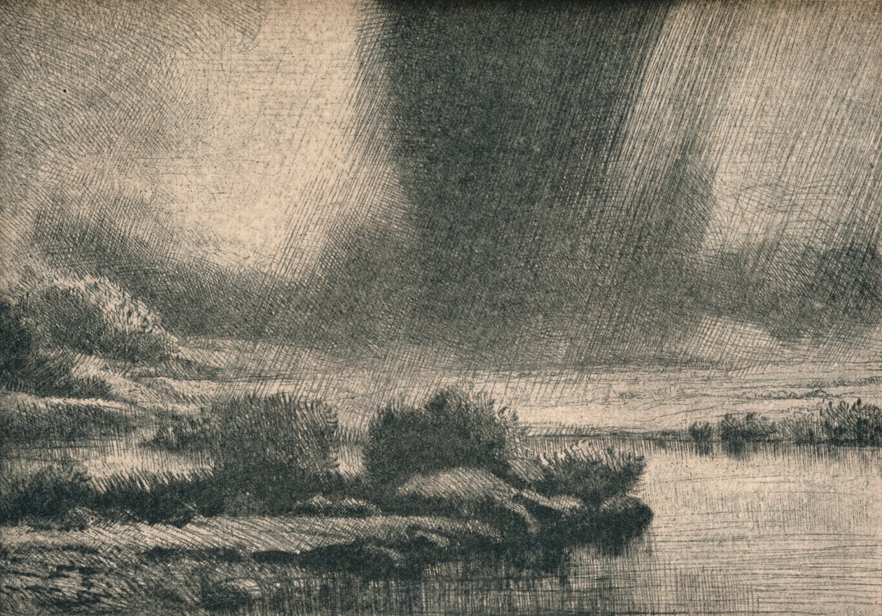 العاصفة ، c1890 بواسطة ألفونس ليجروس
