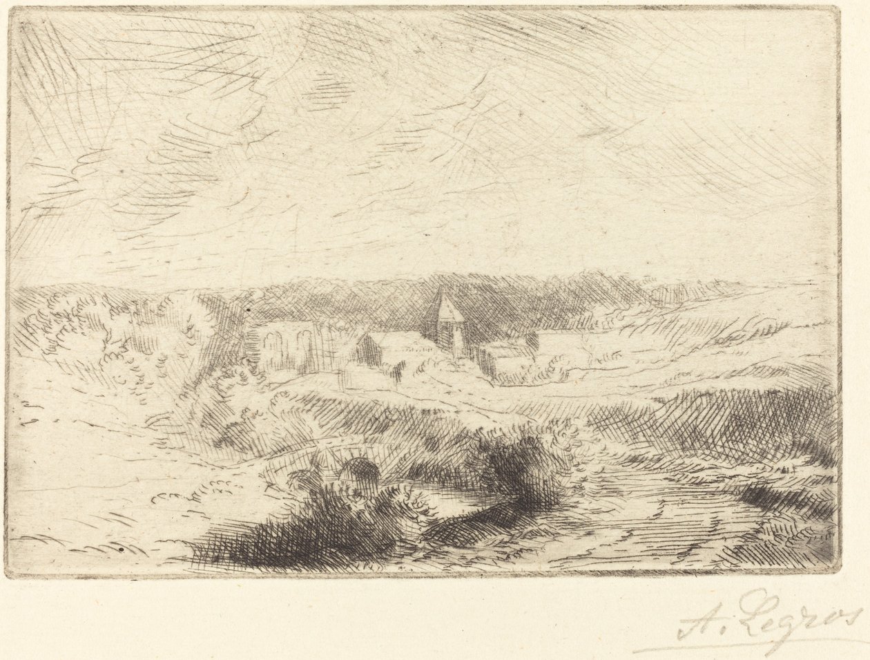 قرية Wimille ، بالقرب من بولوني (Village de Wimille ، pres Boulogne) بواسطة ألفونس ليجروس