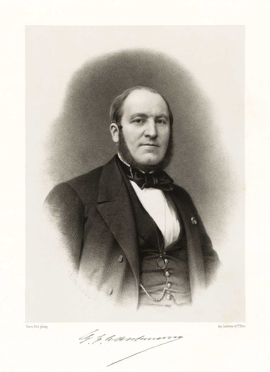 جورج أوجين هوسمان ، 1865-66 بواسطة ألفونس ليون نويل