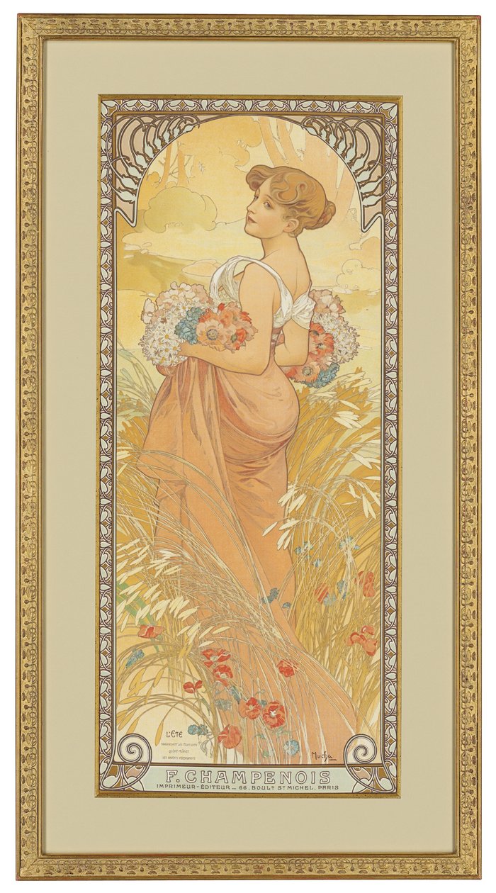 فور سيزونز: صيف 1900 بواسطة ألفونس موشا
