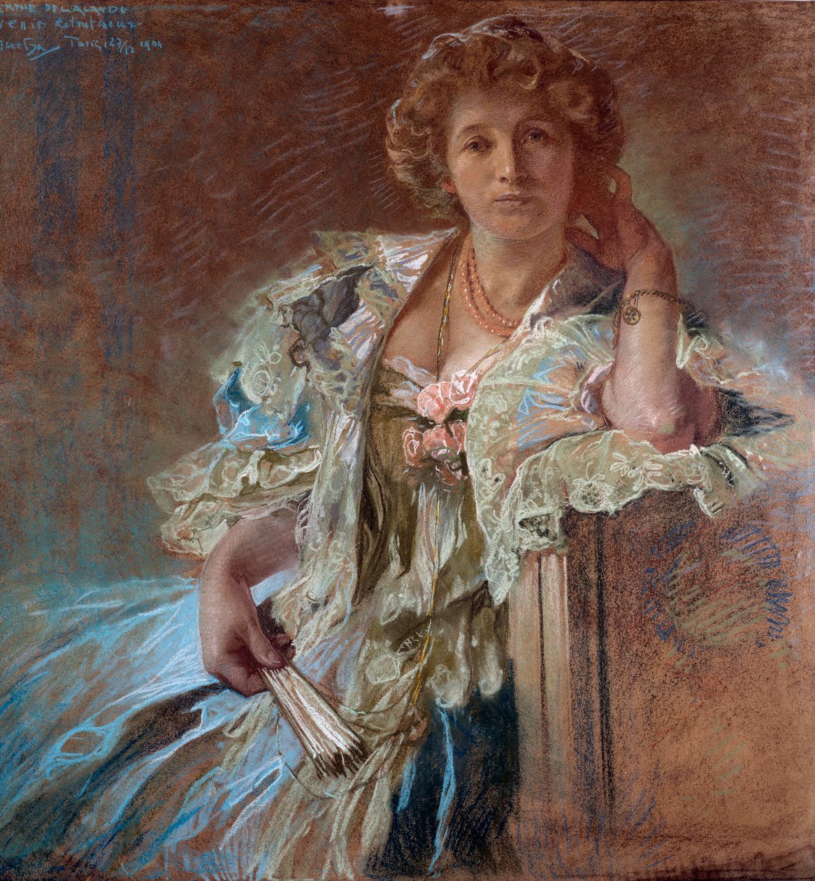 صورة بيرث لالاند. لوحة للفونس موتشا (1860-1939) بواسطة ألفونس موشا