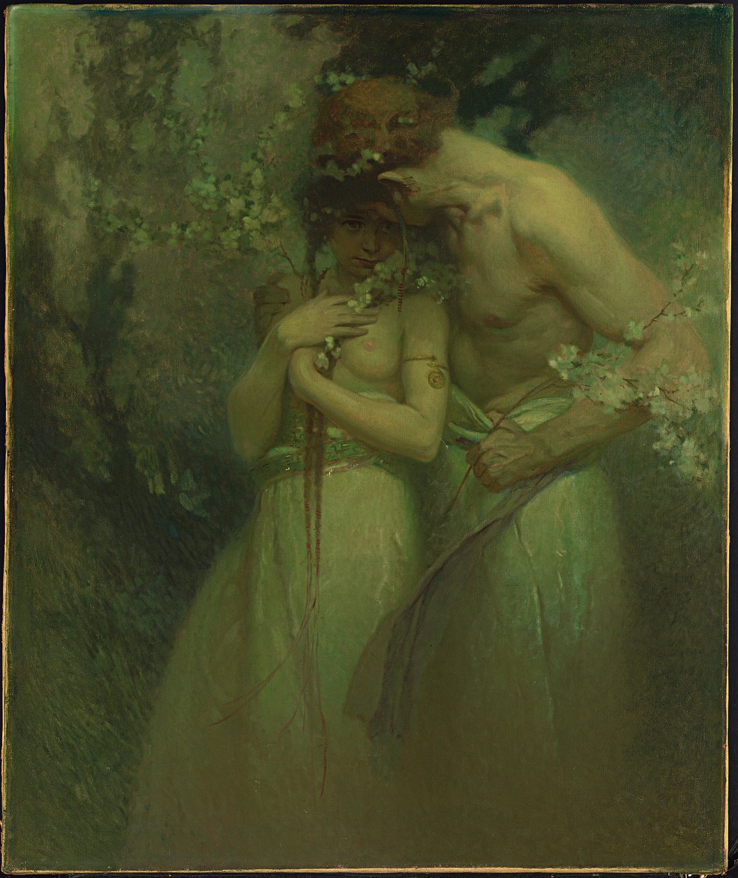 ليلة الربيع ، ج .1910 بواسطة ألفونس موشا