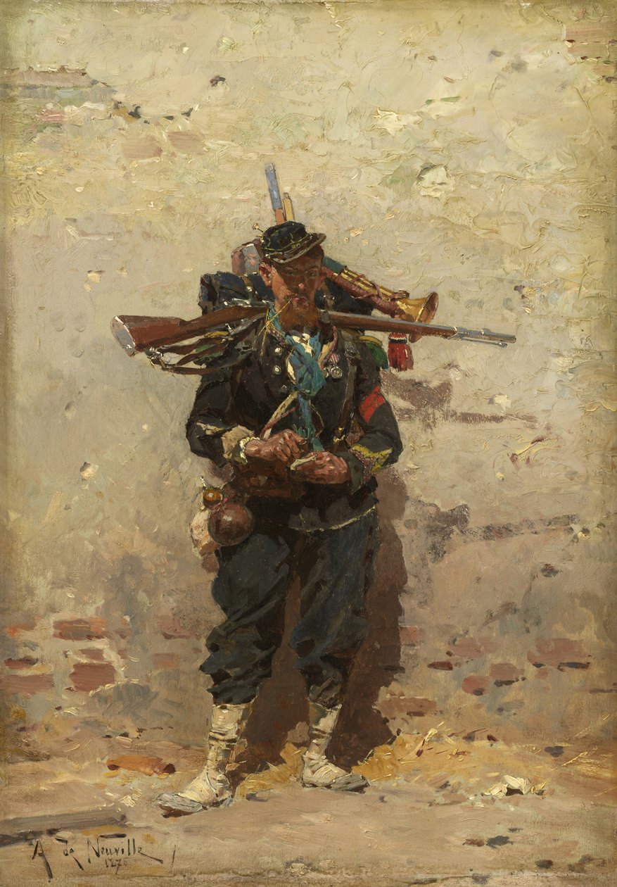 بوقر المشاة الخفيفة ، 1876 بواسطة ألفونس ماري دي نوفيل