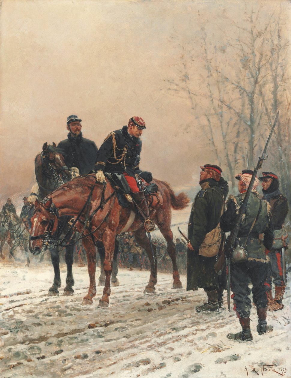 التحية ، 1879 بواسطة ألفونس ماري دي نوفيل