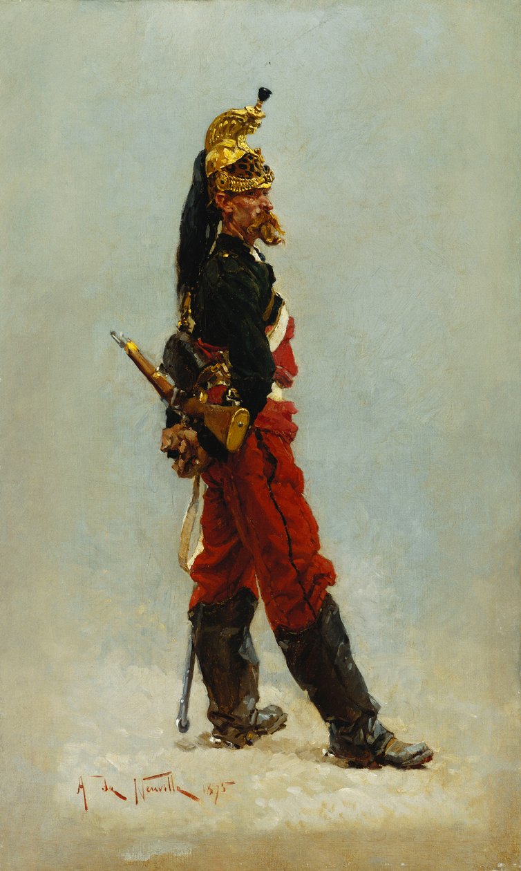 تنين ، 1875 بواسطة ألفونس ماري دي نوفيل