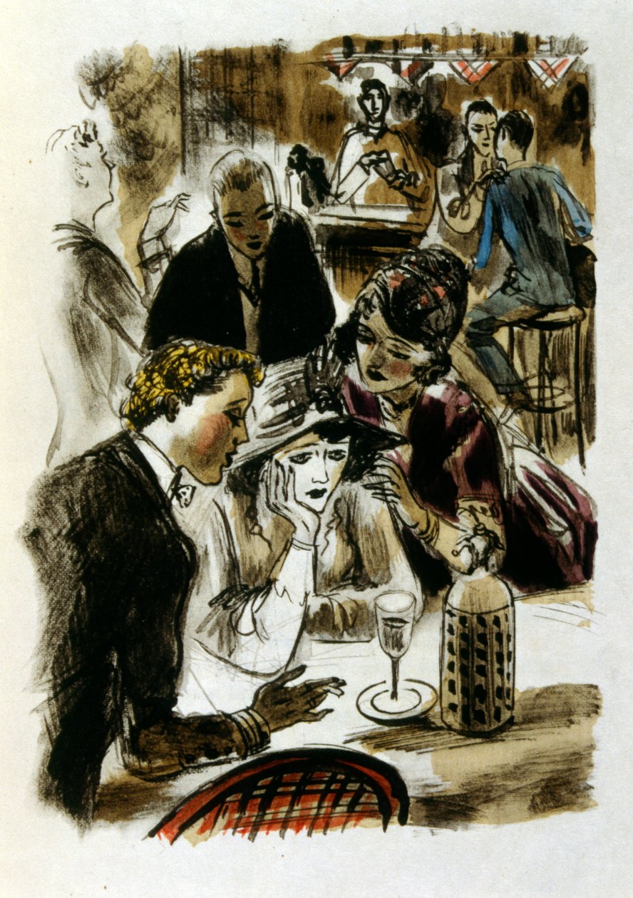 رسم توضيحي لألفونس موتشا لكتاب "كليو" (1900) بواسطة ألفونس موشا