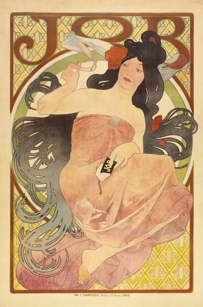 أيوب ، ج 1897-98 بواسطة ألفونس موشا