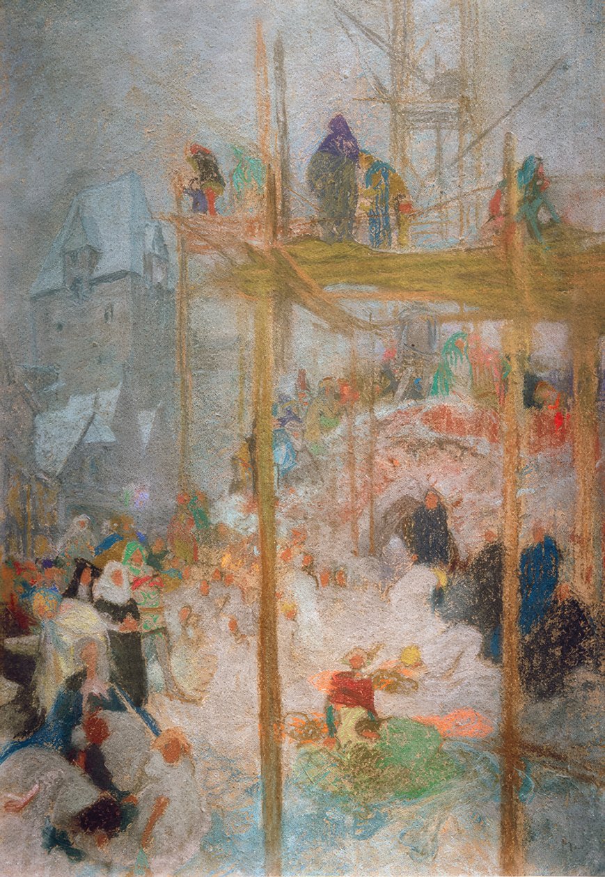 يوهان ميليتش فون كريمسير / دراسة لـ Triptych v. أ.موتشا بواسطة ألفونس موشا