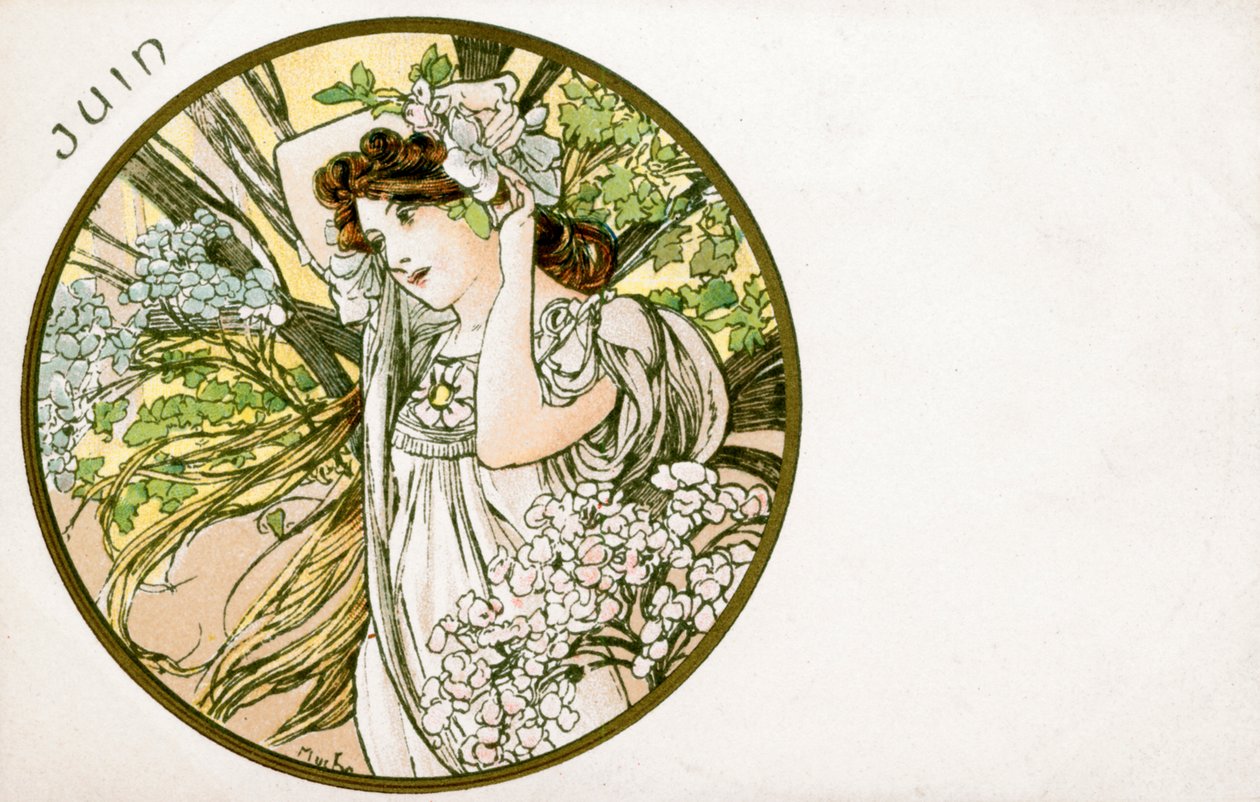 يونيو 1900 بواسطة ألفونس موشا