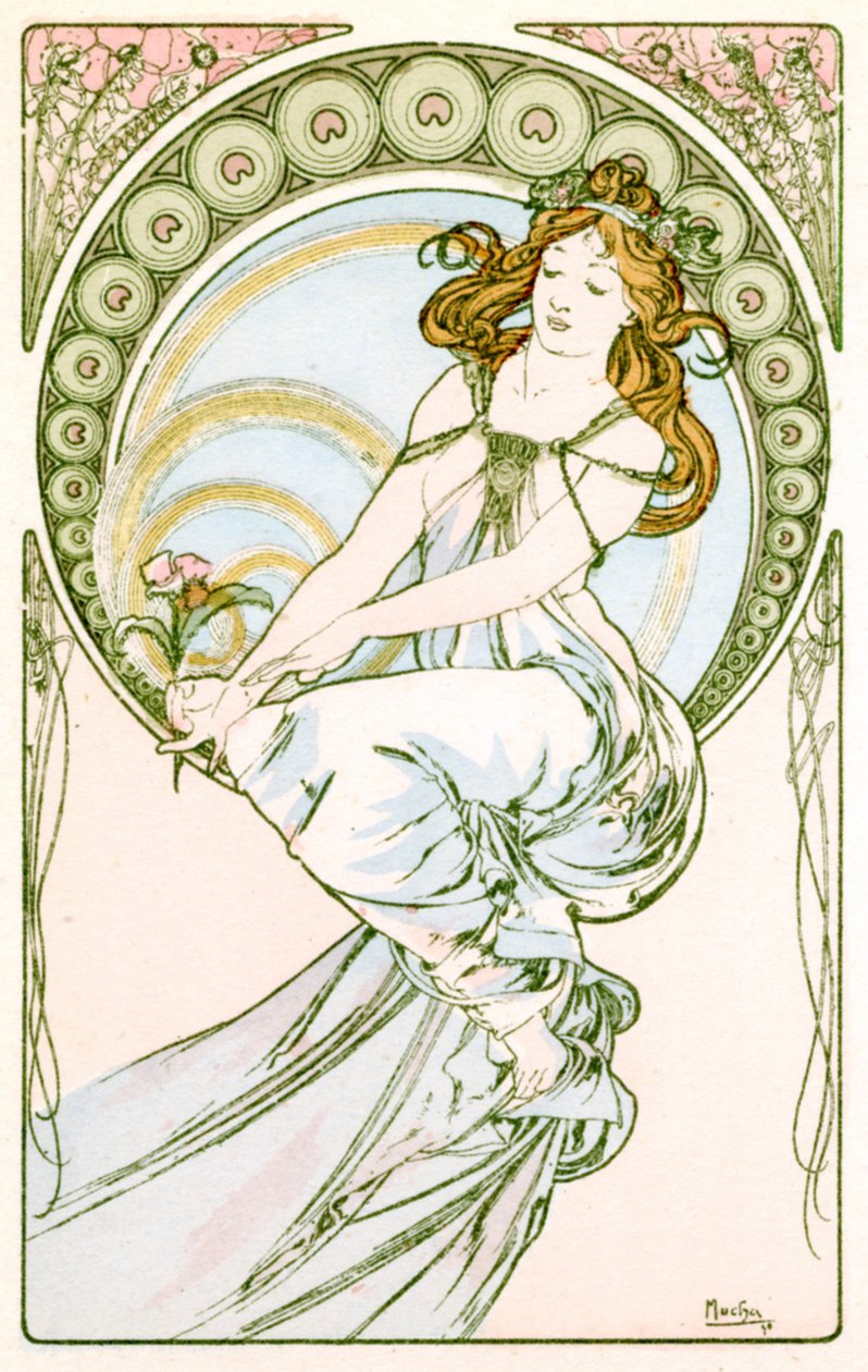 "الرسم" ، 1900 بواسطة ألفونس موشا