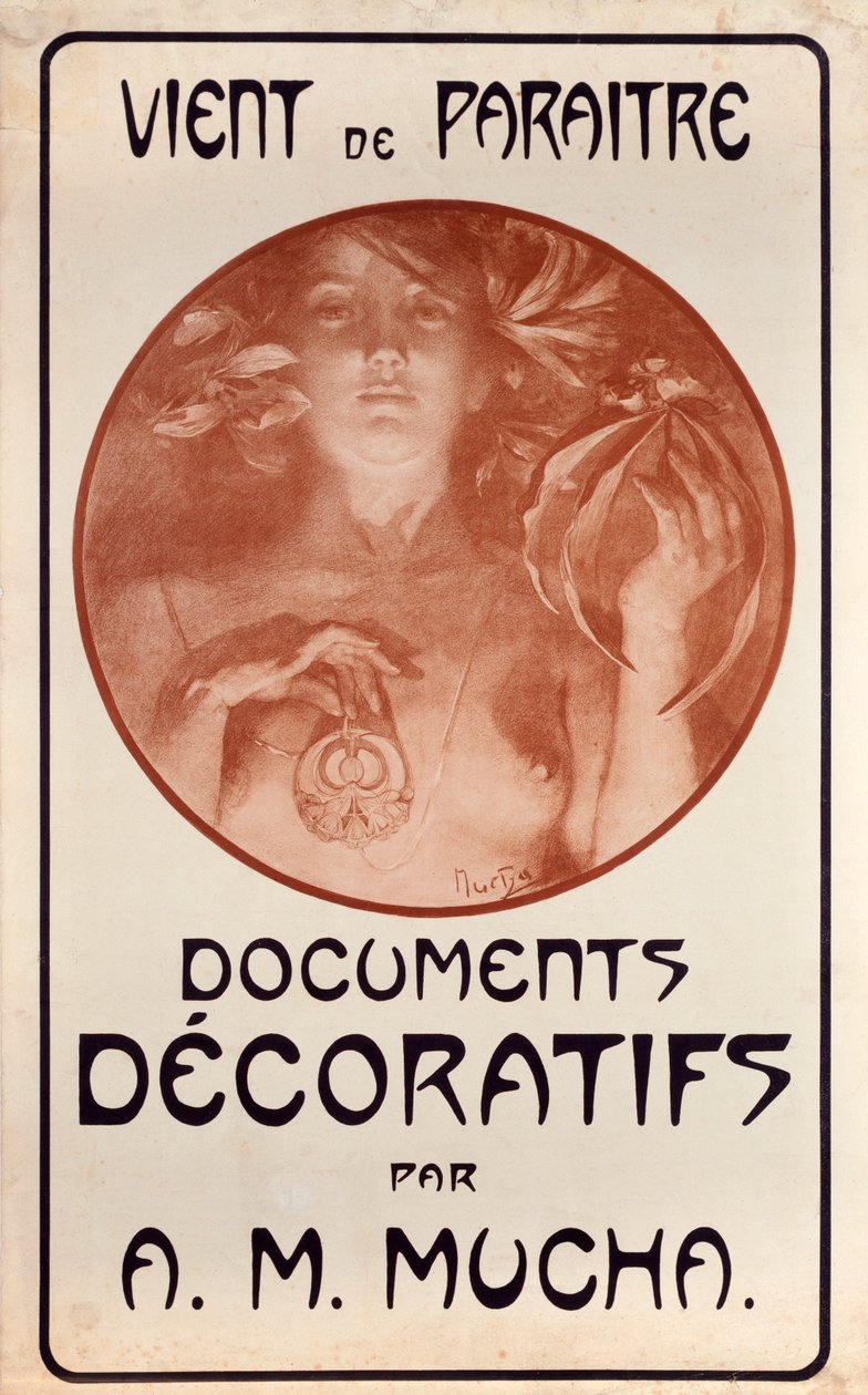 ملصق ألفونس موشا (1860-1939) ألفونس موشا - مقاس 45x75 سم مجموعة خاصة بواسطة ألفونس موشا