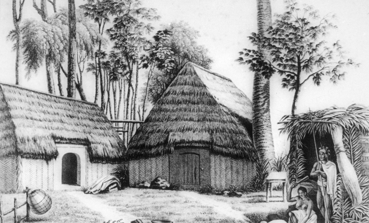 منزل الرئيس ، كاليموكو ، 1819. بواسطة ألفونس بيليون