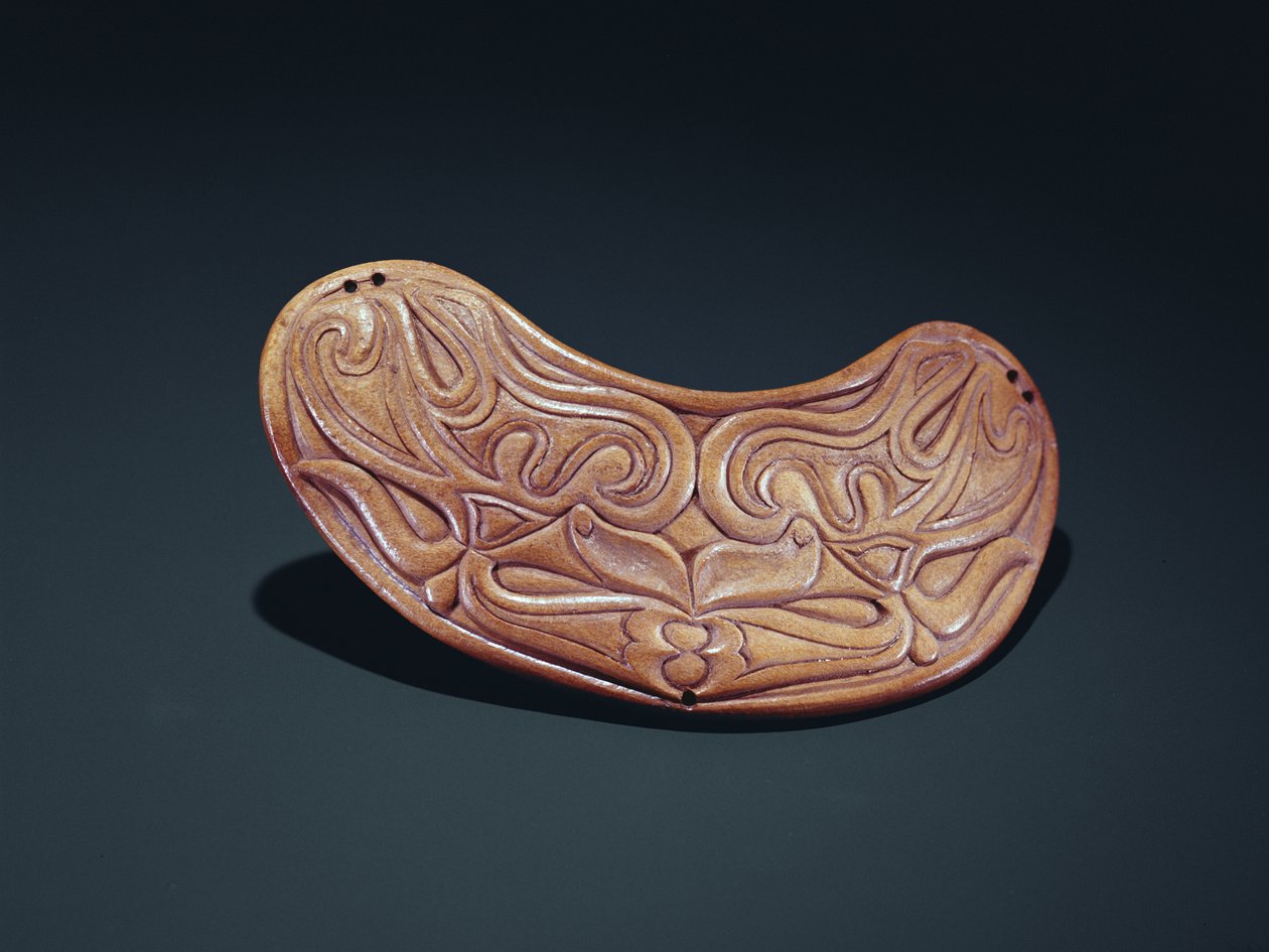 لوحة Elks Head Saddle ، Altai البدوية ، القرن الخامس - القرن الرابع قبل الميلاد (القرن) بواسطة مدرسة الطائي