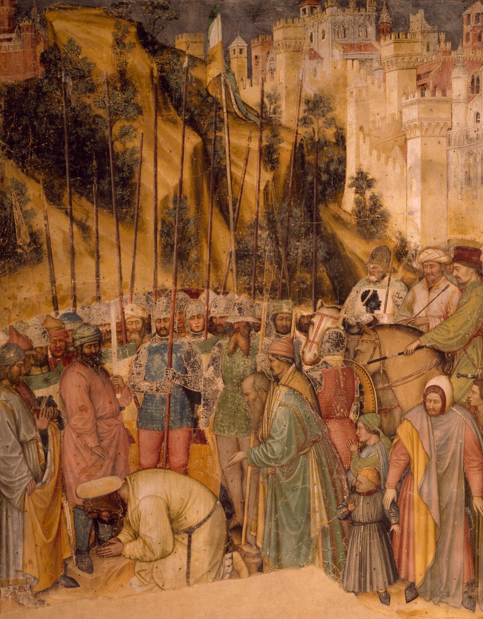 قطع رأس القديس جورج ، حلقات من حياة القديس جورج بواسطة Altichiero da Zevio
