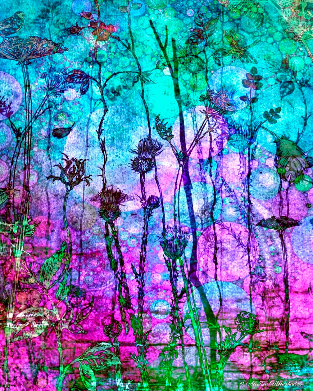 A Rich Tapestry (Cool) ، 2014 (التصوير الرقمي للوسائط المختلطة) بواسطة AlyZen Moonshadow