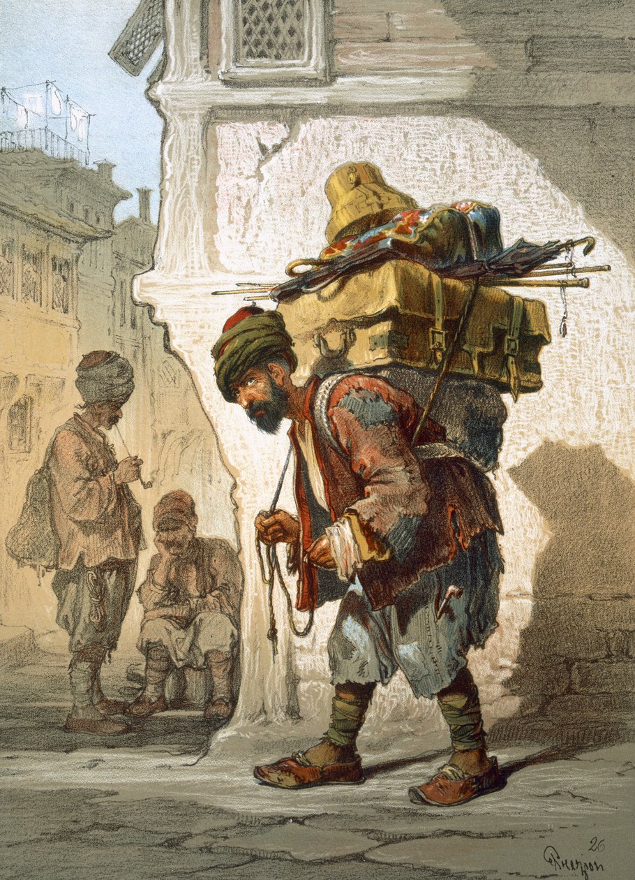 حمال البضائع ، 1865 بواسطة أماديو بريزيوسي