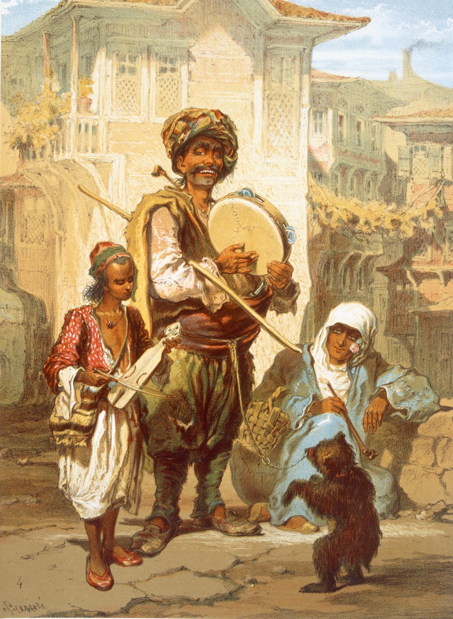 البوهيميون ، 1865 بواسطة أماديو بريزيوسي