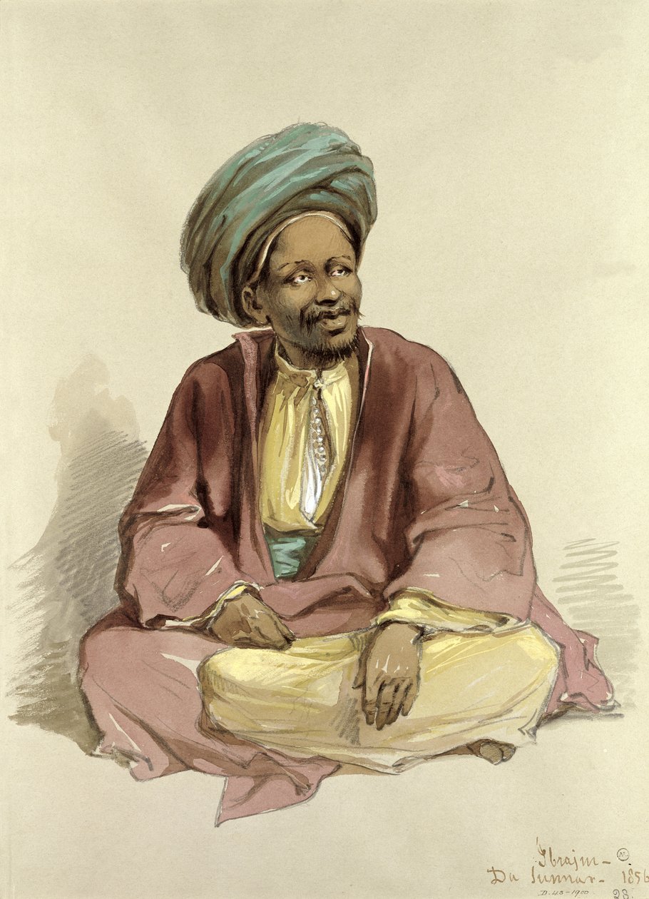 إبراهيم - من سنار 1856 بواسطة أماديو بريزيوسي