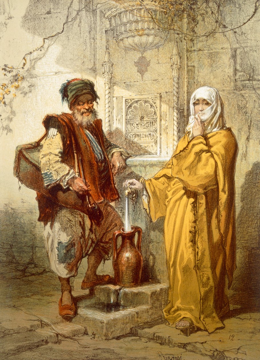 حامل الماء ، 1865 بواسطة أماديو بريزيوسي
