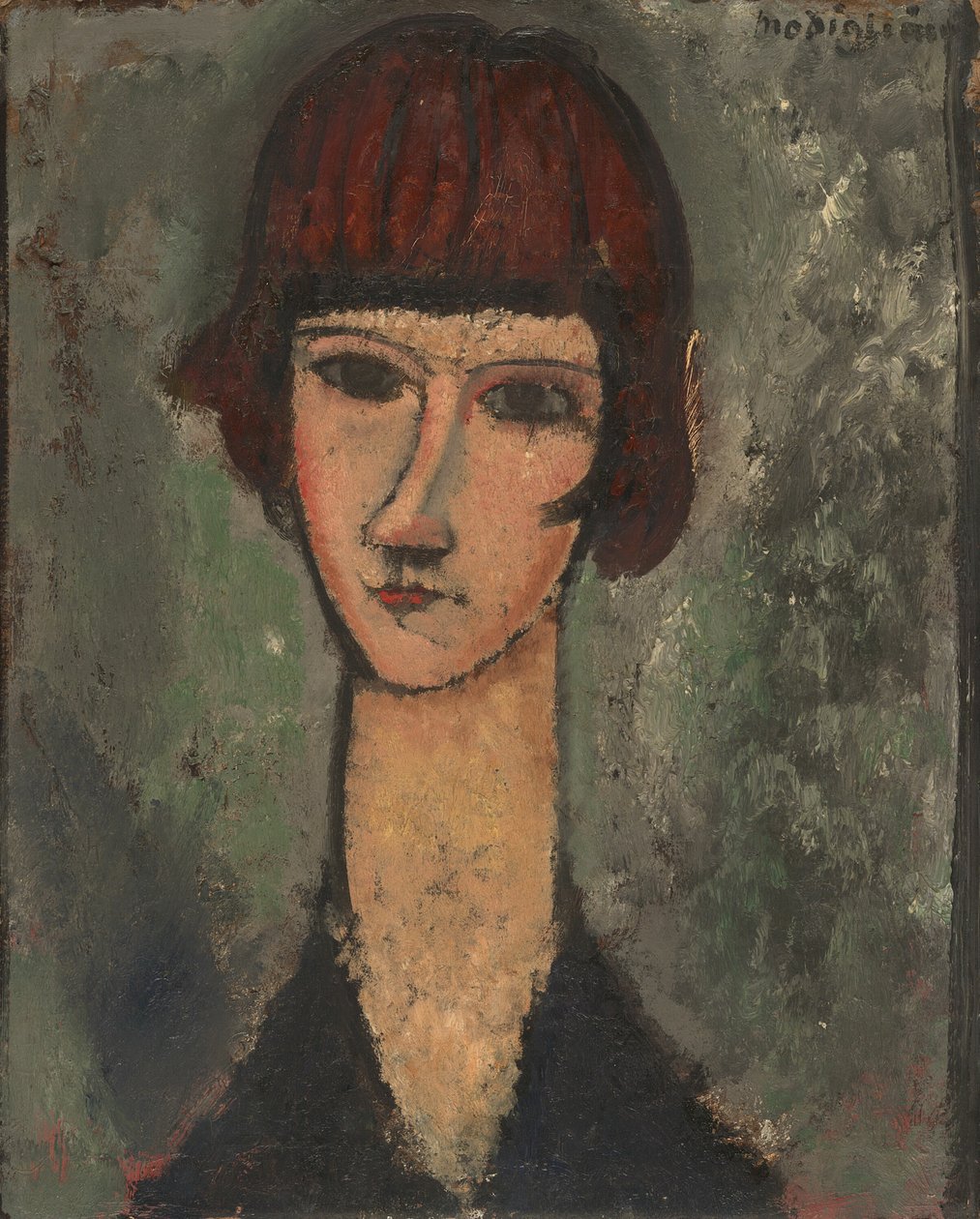 صورة لامرأة ، ج. 191719. بواسطة أميديو موديجلياني