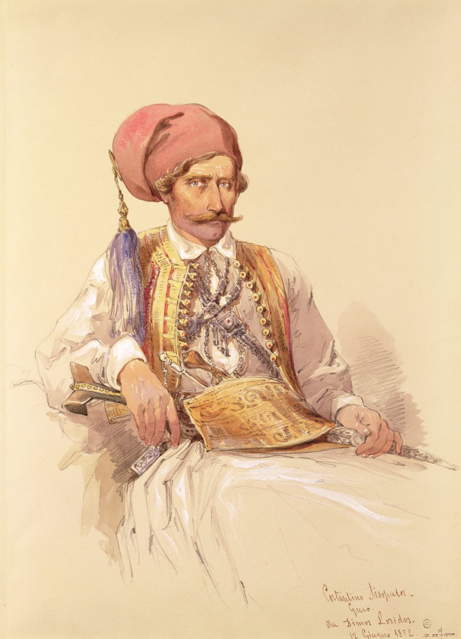 كونستانتينوس سيسوبولوس ، 1852 بواسطة أماديو بريزيوسي