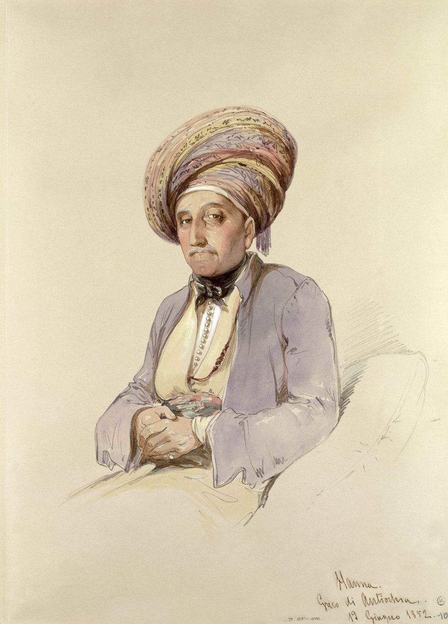 حنا - يوناني من أنطاكية ، 1852 بواسطة أماديو بريزيوسي