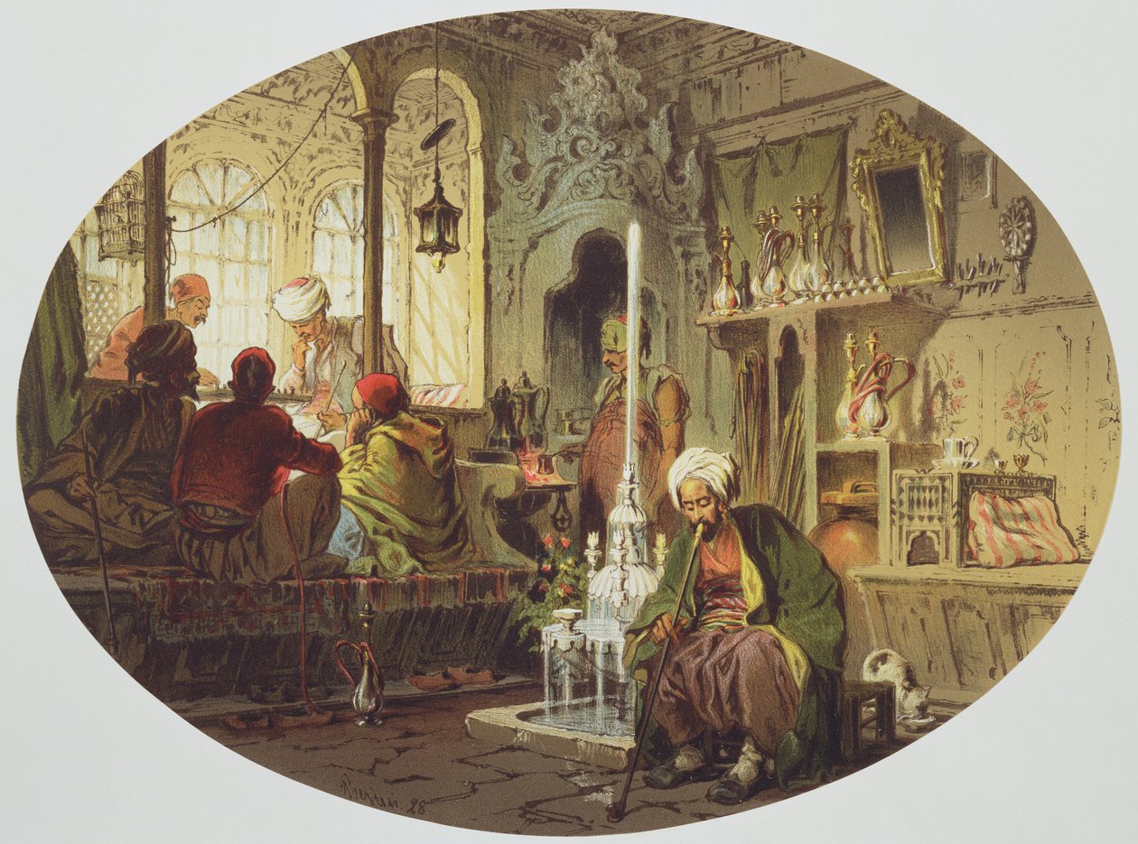بيت القهوة العثماني ، 1862 بواسطة أماديو بريزيوسي