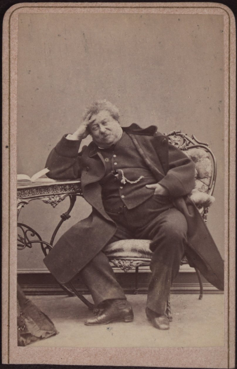 المؤلف الكسندر دوما والد 1802-1870 ، حوالي 1868. بواسطة امند خوذة