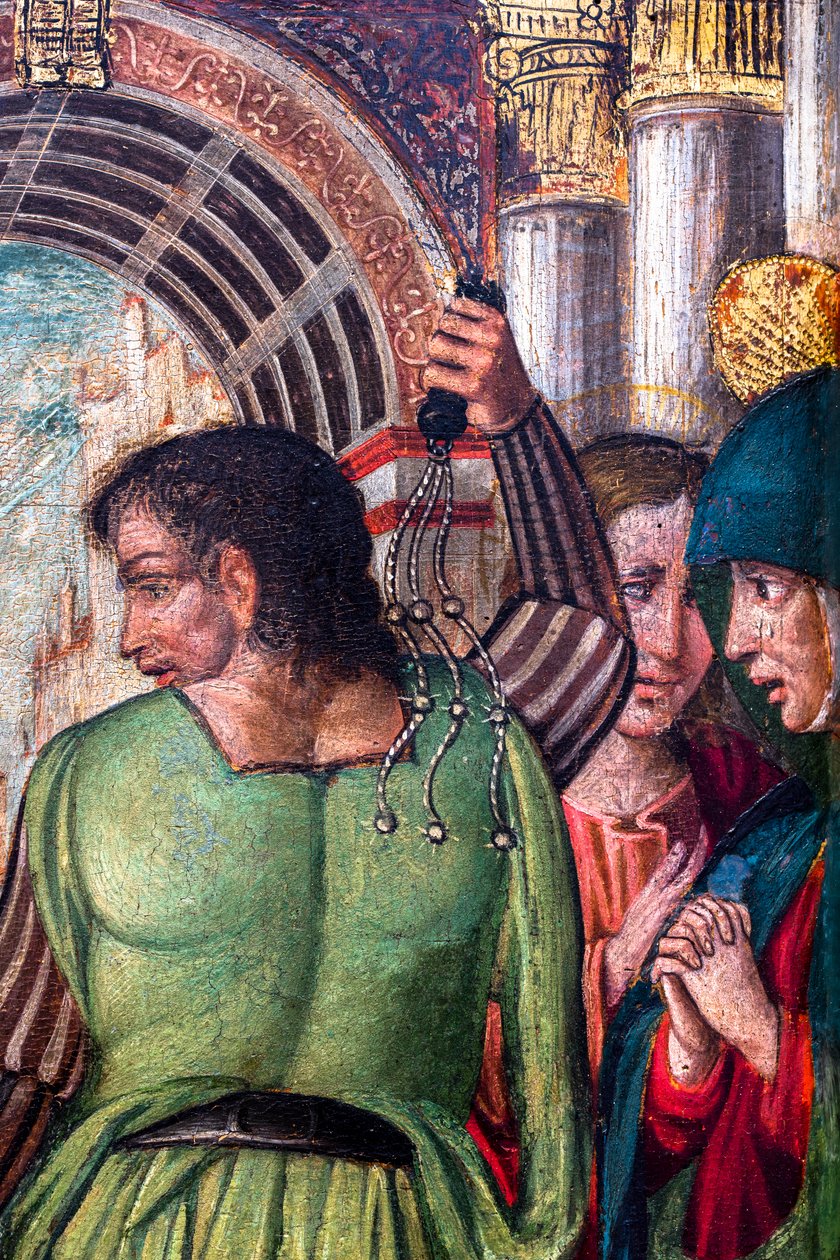 جَلْد المسيح بواسطة أمبروجيو دا فوسانو (1460 1523) (دائرة)