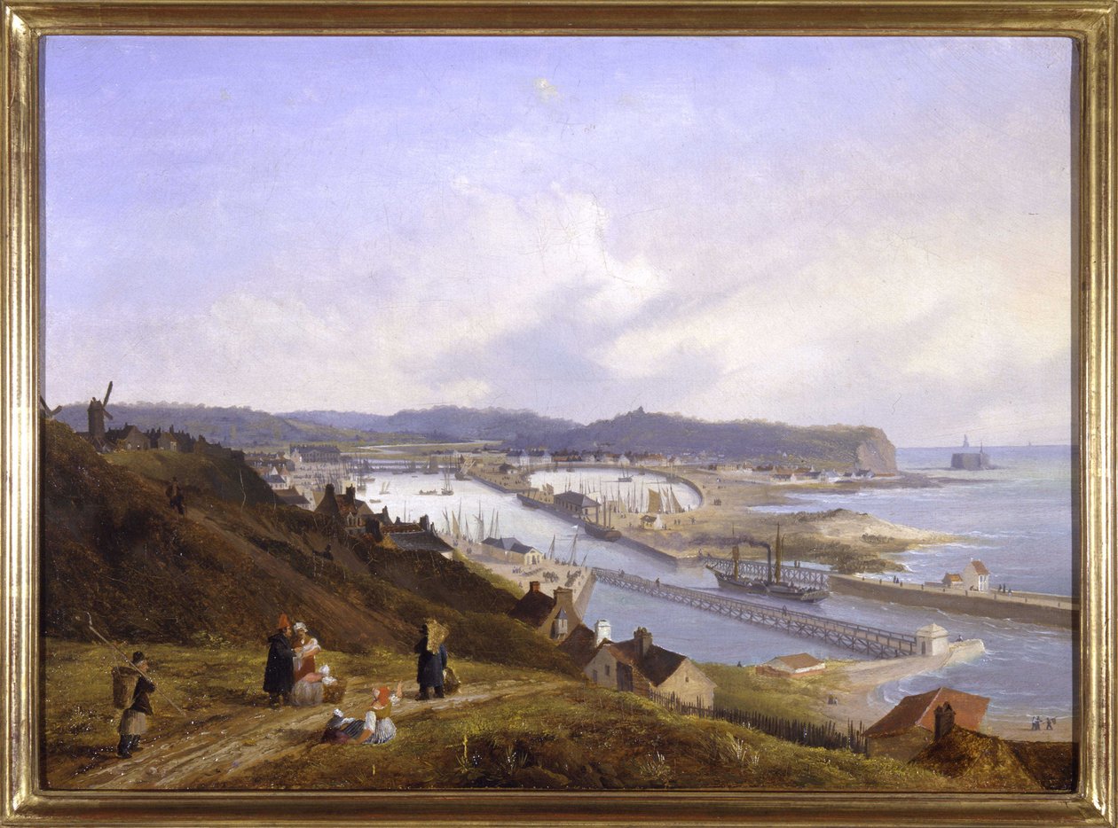 ميناء بولوني من قبل لويس غارنيراي ، sd. حوالي 1820 ، زيت على قماش ، 0.330 ؛ ل. 0.460. CCIP Coll. بواسطة أمبرواز لويس جارنيراي
