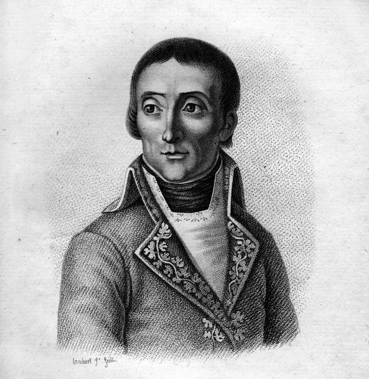 الأدميرال يوستاش برويكس (1759-1805) - في "صور للجنرالات الفرنسيين بعد انتصارات وغزوات الفرنسيين" نقش بواسطة أمبرواز تارديو في عام 1818. مجموعة ستيلا. بواسطة أمبرواز تارديو