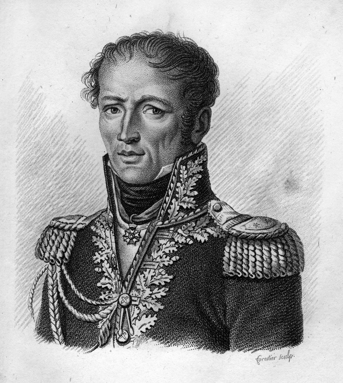 أنطوان ، الكونت درو الفرنسي العام (1774 إلى 1847) - "" في صور الجنرالات الفرنسيين تضم انتصارات وغزوات الفرنسيين "". نقش بواسطة أمبرواز تارديو عام 1818. مجموعة ستيلا. بواسطة أمبرواز تارديو