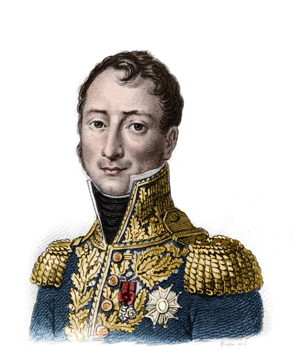Auguste Jean Gabriel CAULAINCOURT (Jean-Gabriel) (1777-1812) - قبر أمبرواز تارديو عام 1818. بواسطة أمبرواز تارديو