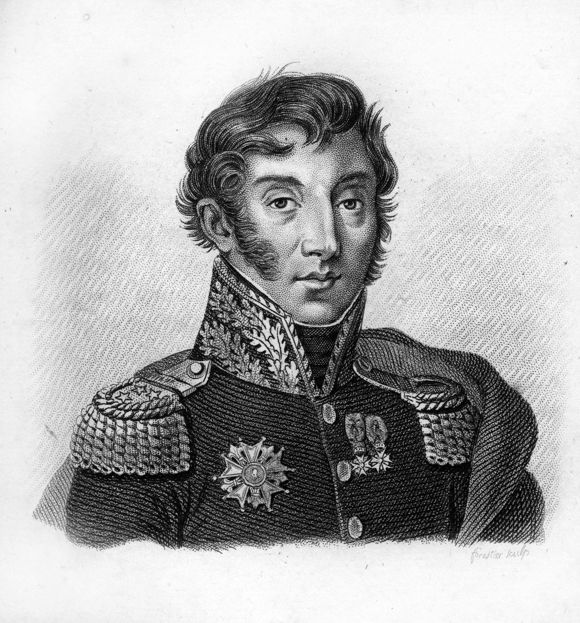الكونت جان ماكسيميليان لامارك (1770-1832) ، جنرال وسياسي فرنسي - في "صور للجنرالات الفرنسيين بعد انتصارات وغزوات الفرنسيين". نقش بواسطة أمبرواز تارديو عام 1818. مجموعة ستيلا. بواسطة أمبرواز تارديو