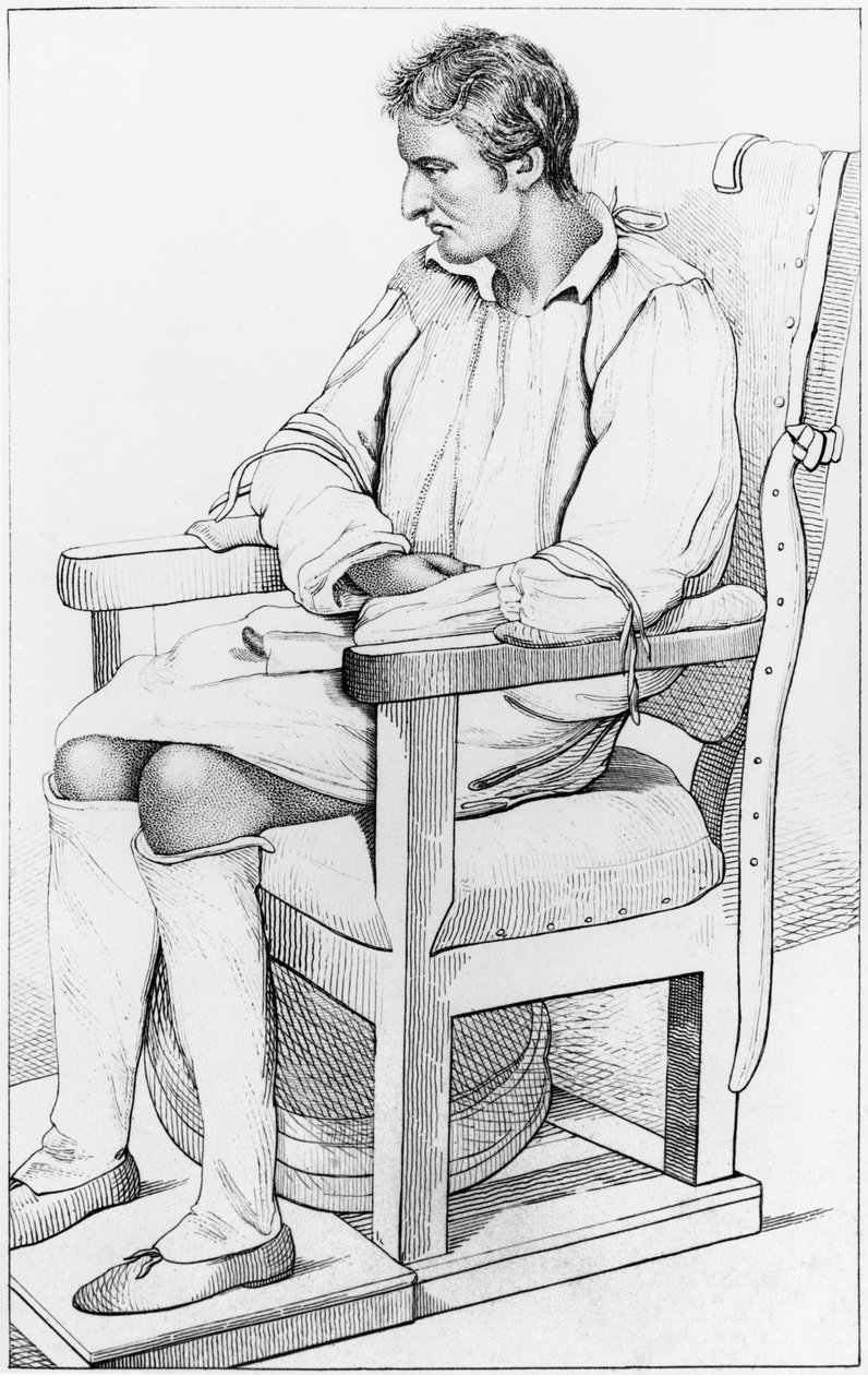 الخرف ، رسم توضيحي من "Des Maladies Mentales يعتبر طبيًا وصحيًا وقانونيًا طبيًا" بواسطة Etienne Esquirol (1772-1840) 1838 بواسطة أمبرواز تارديو