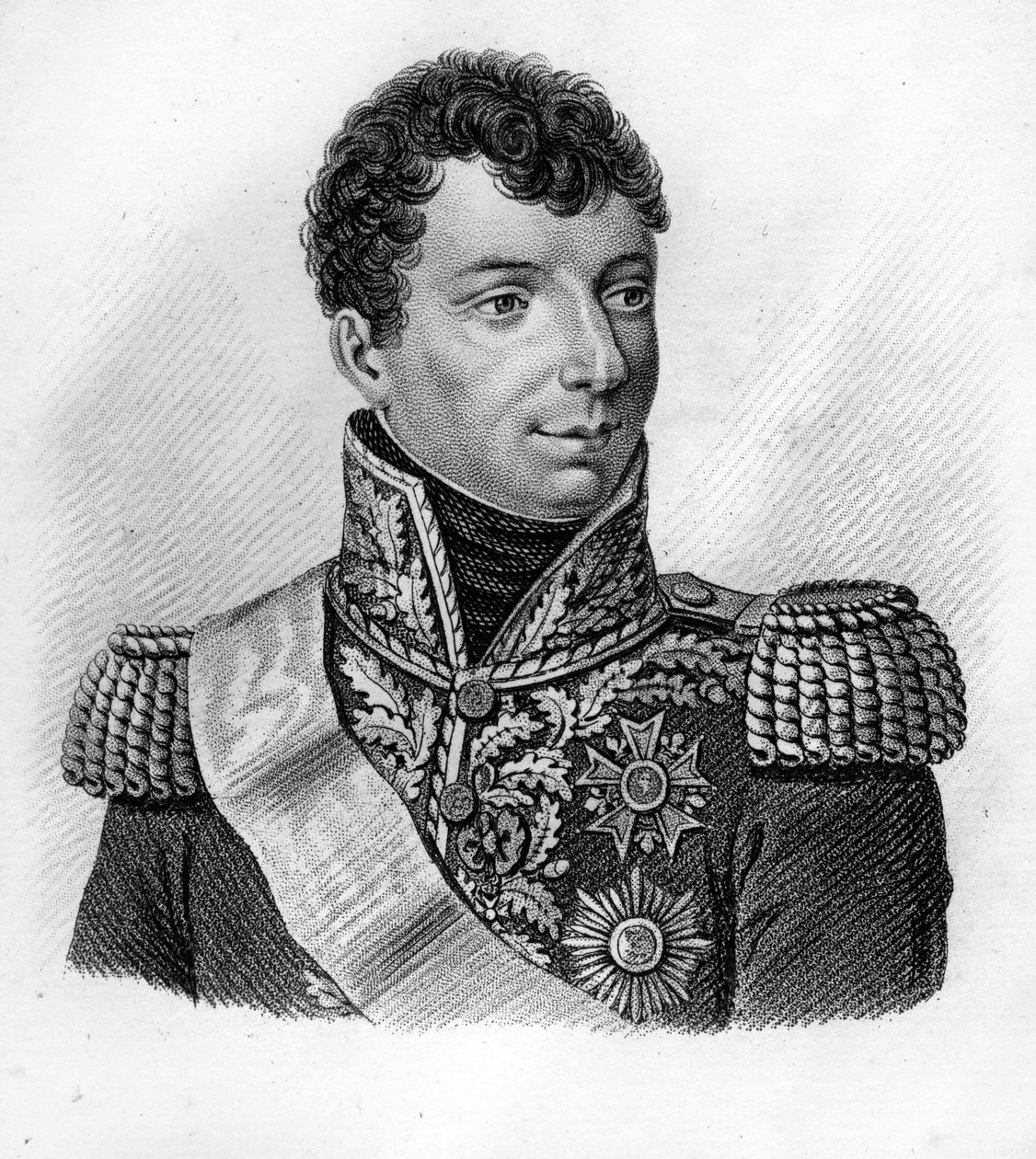 الجنرال Duroc. جيرود كريستوف ميشيل دوروك ، دوق فريول (1772-1813). - في "صور للجنرالات الفرنسيين بعد انتصارات واحتفالات الفرنسيين". نقش بواسطة أمبرواز تارديو عام 1818. مجموعة ستيلا. بواسطة أمبرواز تارديو